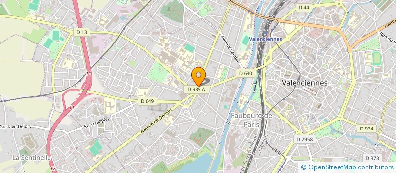 localisation de l'entreprise SYNDICAT DES MINEURS C G T  VALENCIENNES