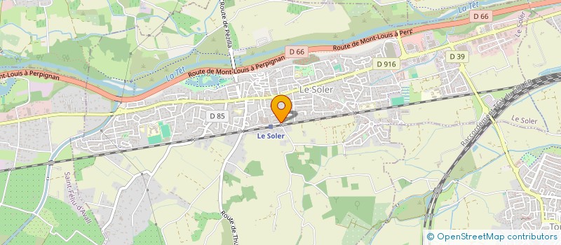 localisation de l'entreprise SYNDICAT DES MONITEURS GUIDES DE PECHE FRANCAIS  LE SOLER