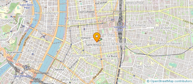 localisation de l'entreprise SYNDICAT DES ORTHOPHONISTES DE LA REGION AUVERGNE RHONE ALPES à LYON