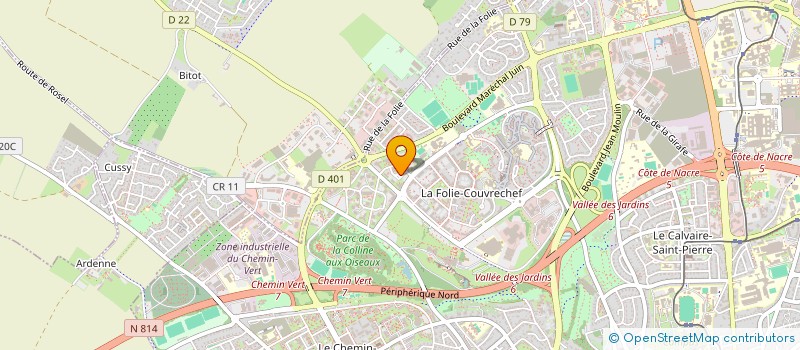localisation de l'entreprise SYNDICAT DES  PERSONNELS SUD EDUCATION CALVADOS à CAEN