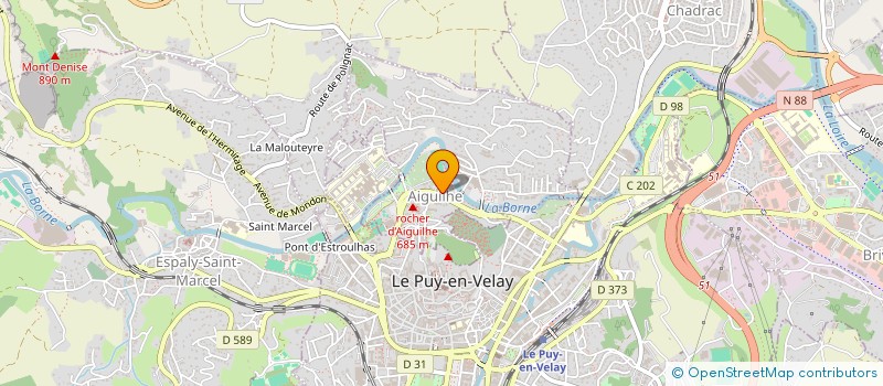 localisation de l'entreprise SYNDICAT DES PHARMACIENS DE LA HTE LOIRE  AIGUILHE