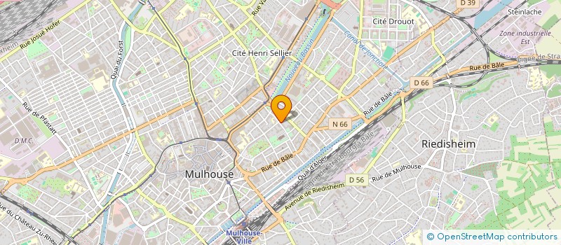 localisation de l'entreprise SYNDICAT DES PHARMACIENS DU HAUT-RHIN  MULHOUSE