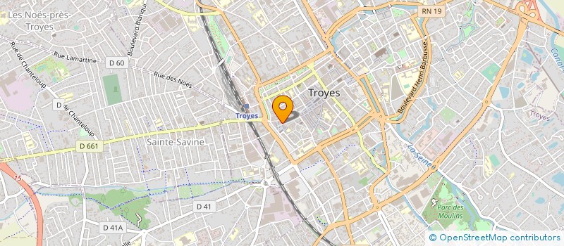 localisation de l'entreprise SYNDICAT DES PODOLOGUES DE CHAMP-ARDENNE à TROYES
