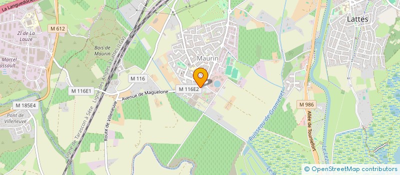 localisation de l'entreprise SYNDICAT DES PRODUCTEURS DES VINS IGP PAYS D'HERAULT MENTION COMPLEMENTAIRE COLLINES DE LA MOURE à LATTES