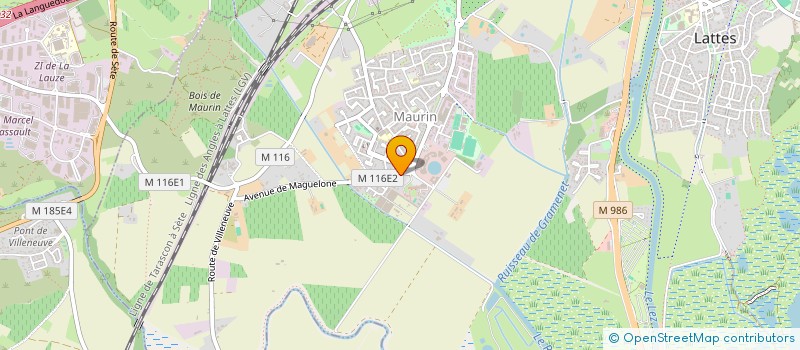 localisation de l'entreprise SYNDICAT DES PRODUCTEURS DES VINS IGP PAYS D'HERAULT MENTION COMPLEMENTAIRE COTEAUX DU SALAGOU à LATTES