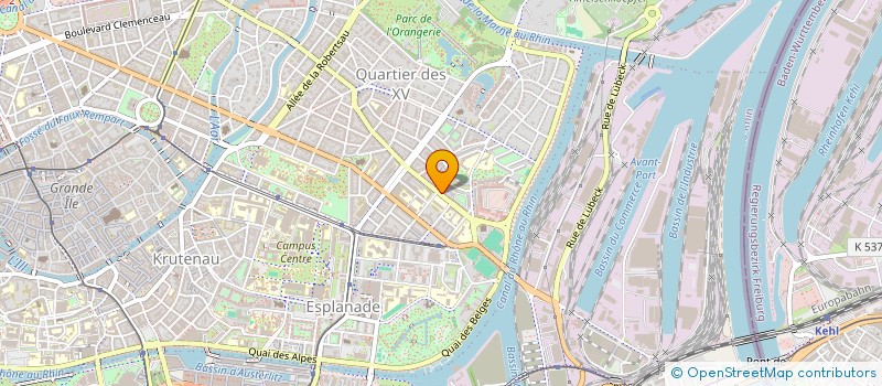 localisation de l'entreprise SYNDICAT DES PROPRIETAIRES à STRASBOURG
