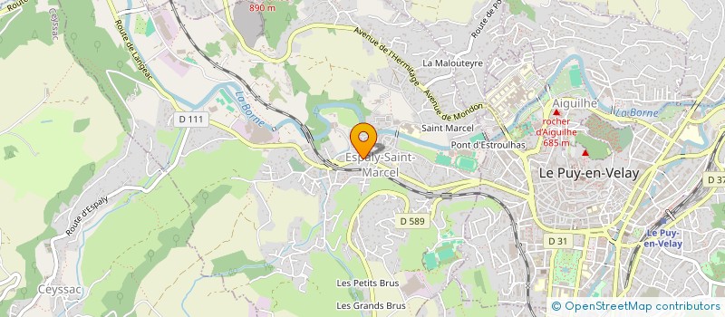 localisation de l'entreprise SYNDICAT DES PROPRIETAIRES  9 BERNANDE  ESPALY-SAINT-MARCEL