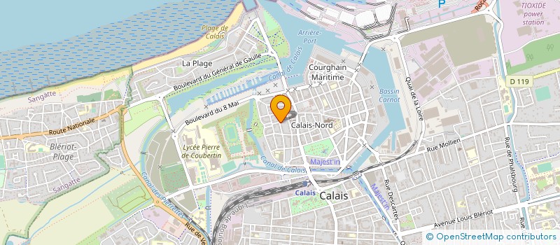 localisation de l'entreprise SYNDICAT DES PROPRIETAIRES DE ESPLANADE  CALAIS