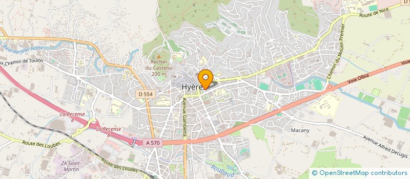 localisation de l'entreprise SYNDICAT DES RADIOS TAXIS à HYERES