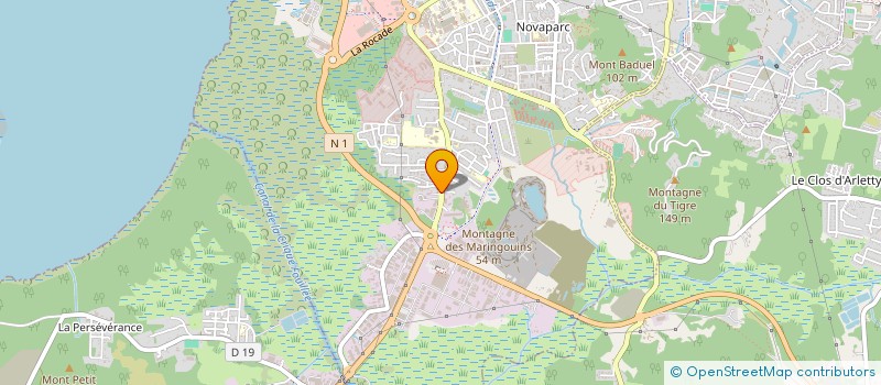 localisation de l'entreprise SYNDICAT DES TRANSPORTEURS DE GUYANE  CAYENNE