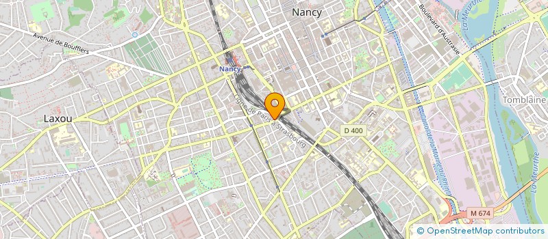 localisation de l'entreprise SYNDICAT DES TRANSPORTS CFDT LORRAINE SUD  NANCY