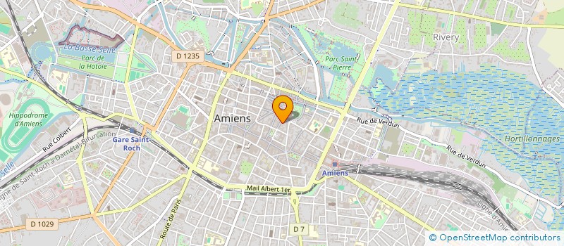 localisation de l'entreprise SYNDICAT DES TRANSPORTS URBAINS  AMIENS