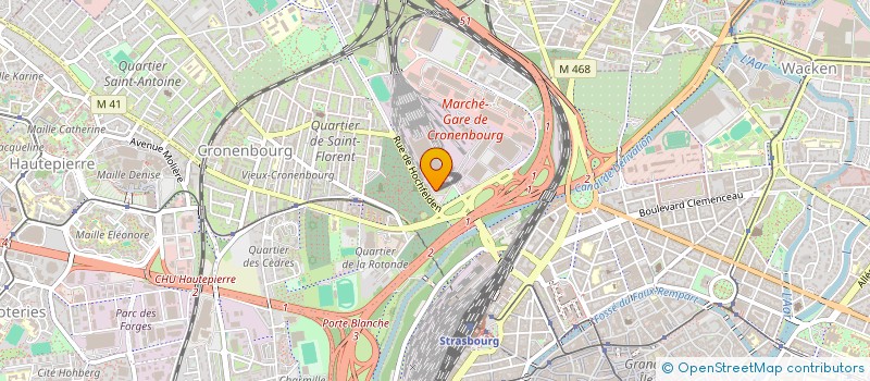 localisation de l'entreprise SYNDICAT DES TRAVAILLEURS DU RAIL SOLIDAIRES UNITAIRES ET DEMOCRATIQUES DE LA REGION DE STRASBOURG  STRASBOURG