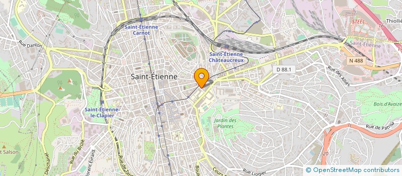 localisation de l'entreprise SYNDICAT DES TRAVAILLEURS DU TRANSPORT DE LA LOIRE SOLIDAIRES UNITAIRES ET DEMOCRATIQUES  SAINT-ETIENNE