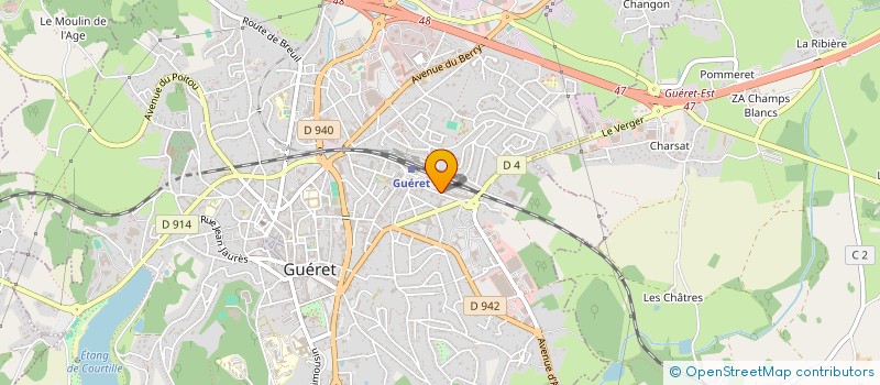 localisation de l'entreprise SYNDICAT DES TRPTS ROUTIERS à GUERET