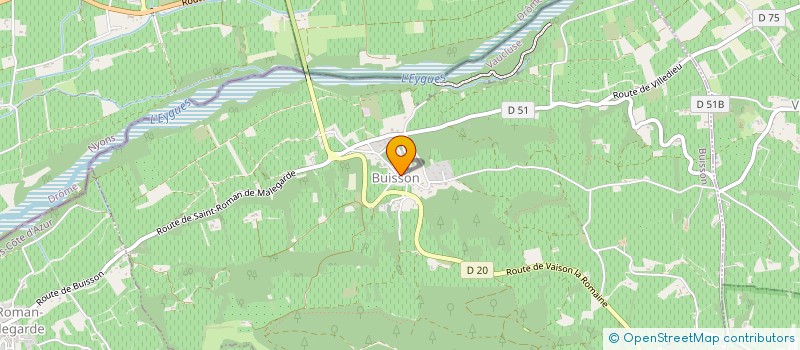 localisation de l'entreprise SYNDICAT DES VIGNERONS à RASTEAU