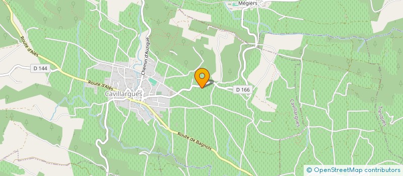 localisation de l'entreprise SYNDICAT DES VIGNERONS COTES DU RHONE DE CAVILLARGUES  CAVILLARGUES