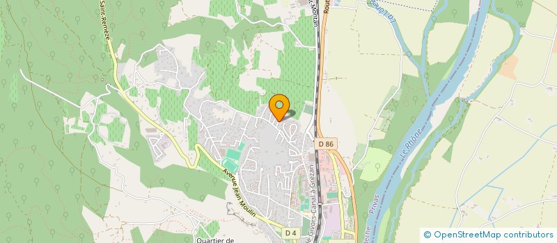 localisation de l'entreprise SYNDICAT DES VIGNERONS DES COTES DU RHONE DU CANTON DE BOURG ST ANDEOL  BOURG-SAINT-ANDEOL