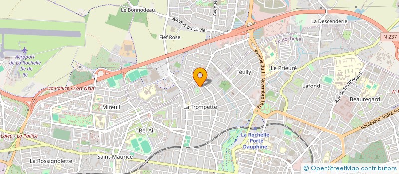 localisation de l'entreprise SYNDICAT DETAILLANTS COMBUSTIB  LA ROCHELLE