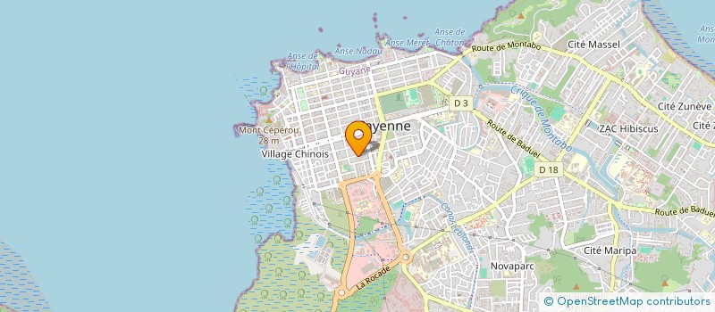 localisation de l'entreprise SYNDICAT DOCKERS U.T.G / C.G.T DU GUYANE  CAYENNE