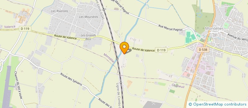 localisation de l'entreprise SYNDICAT DROME-ARDECHE DE DEFENSE ET DE PROMOTION DU PICODON A.O.P.  MONTELIER