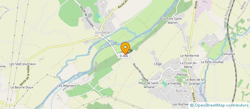 localisation de l'entreprise SYNDICAT DU BASSIN DES RIVIERES DE L'ANGOUMOIS (SYBRA) à BALZAC