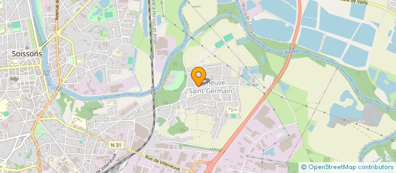 localisation de l'entreprise SYNDICAT DU BASSIN VERSANT DE L'AISNE NAVIGABLE à MERCIN-ET-VAUX