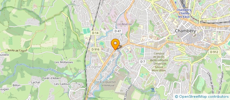 localisation de l'entreprise SYNDICAT DU CANAL D'HYERES  COGNIN