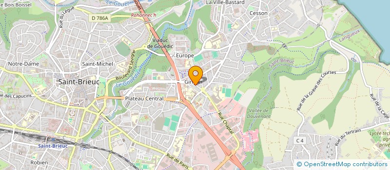 localisation de l'entreprise SYNDICAT DU GRAND MAZIER à SAINT-BRIEUC