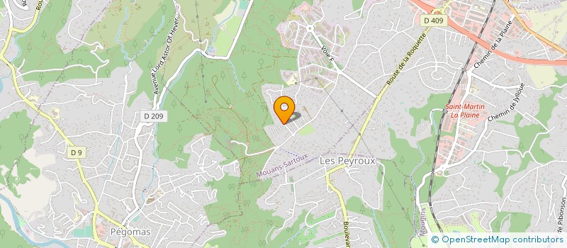 localisation de l'entreprise SYNDICAT DU HAMEAU DES OLIVIERS  MOUANS-SARTOUX