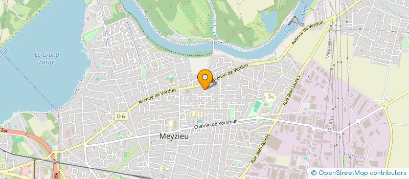 localisation de l'entreprise SYNDICAT DU LOTISSEMENT DES BALMES RESIDENCE DES LOISIRS  MEYZIEU