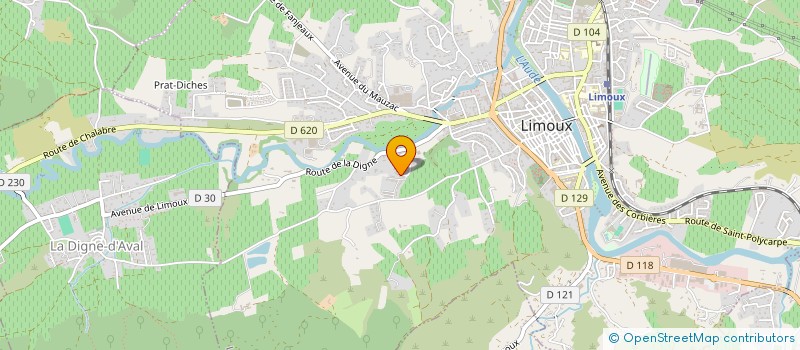 localisation de l'entreprise SYNDICAT DU LOTISSEMENT SAINT ANDRIEU 2 à LIMOUX