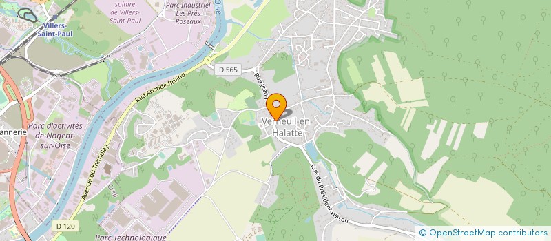 localisation de l'entreprise SYNDICAT DU PARC ALATA à VERNEUIL-EN-HALATTE