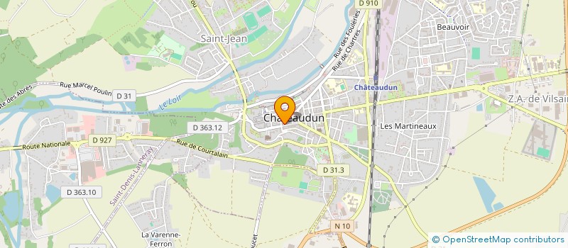 localisation de l'entreprise SYNDICAT DU PAYS DUNOIS à CHATEAUDUN