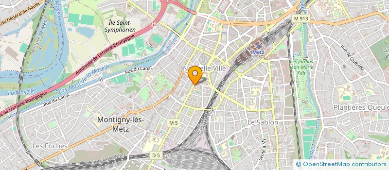 localisation de l'entreprise SYNDICAT DU PERSONNEL BANQUES ASSURANCES CGT LORRAINE CHAMPAGNE ARDENNE  METZ