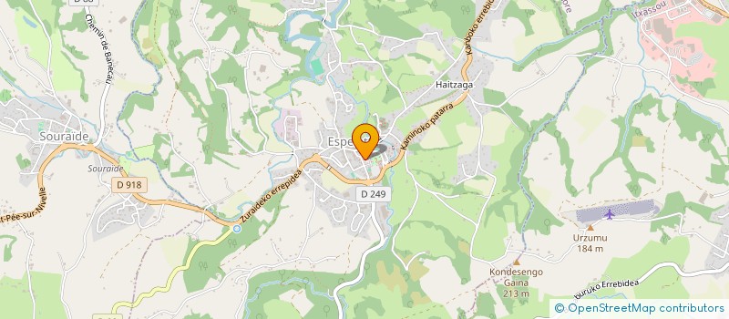 localisation de l'entreprise SYNDICAT DU PIMENT D'ESPELETTE à ESPELETTE