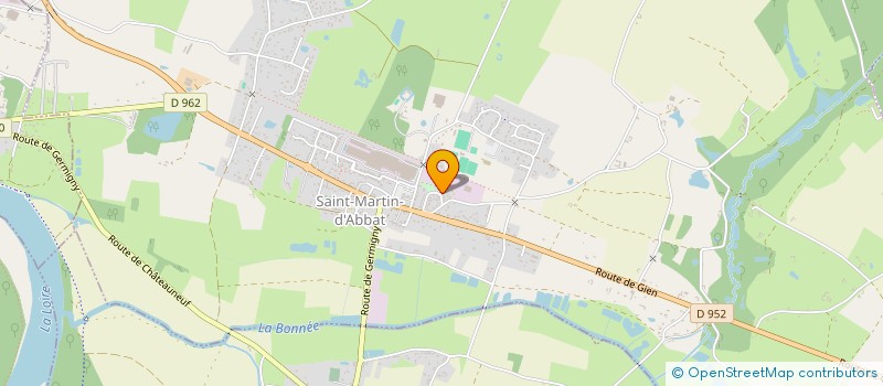 localisation de l'entreprise SYNDICAT EAUX ET ASSAINISSEMENT DE ST MARTIN D ABBAT ET GERMIGNY DES PRES à SAINT-MARTIN-D'ABBAT