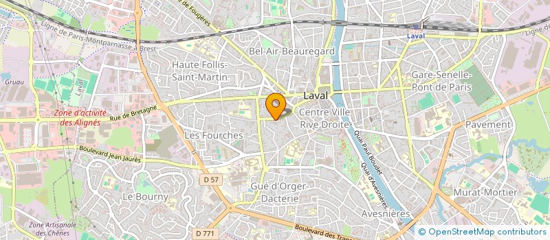localisation de l'entreprise SYNDICAT ECCLESIASTIQUE DE LAVAL à LAVAL