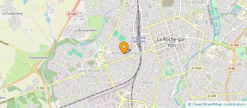 localisation de l'entreprise SYNDICAT ELEVAGE PORCIN VENDEE à LA ROCHE-SUR-YON