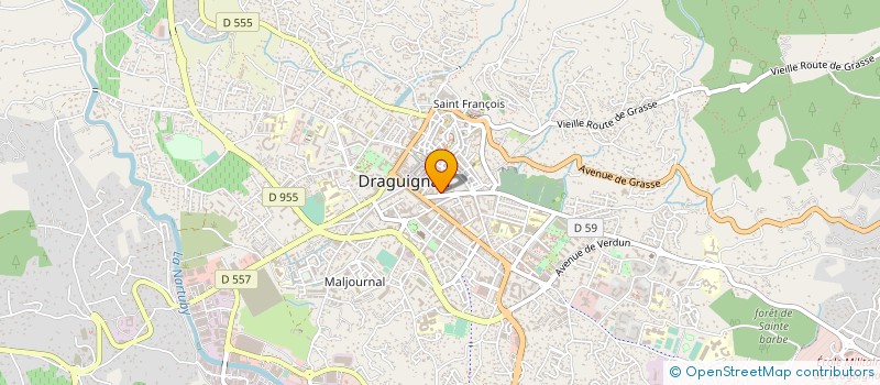 localisation de l'entreprise SYNDICAT ELEVEURS LAITIERS FROMAGERS VAR  DRAGUIGNAN