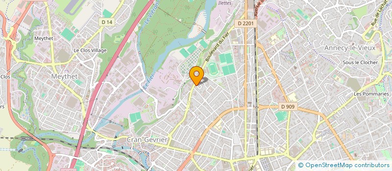 localisation de l'entreprise SYNDICAT ELEVEURS MONTBELIORDS DE 74 à ANNECY