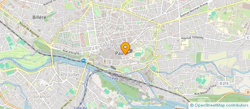 localisation de l'entreprise SYNDICAT EMPLOYES HOTELS ET CAFES à PAU