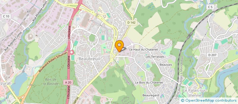 localisation de l'entreprise SYNDICAT ENERGIES HAUTE-VIENNE à LE PALAIS-SUR-VIENNE