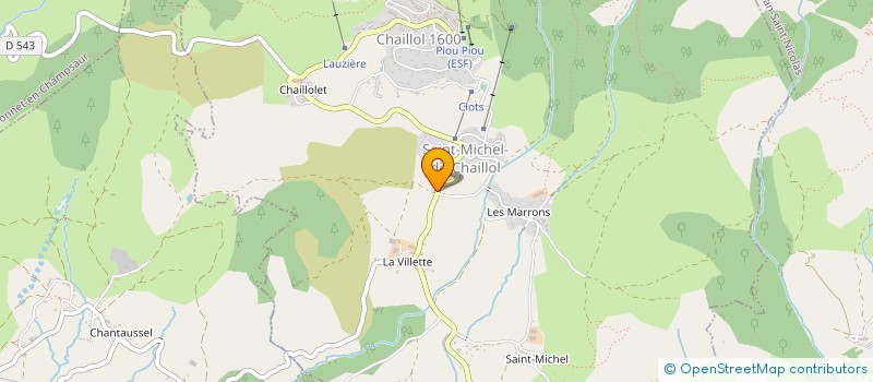 localisation de l'entreprise SYNDICAT ESF CHAILLOL 1600  SAINT-MICHEL-DE-CHAILLOL