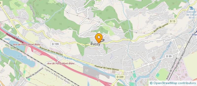 localisation de l'entreprise SYNDICAT ESF PLAINE JOUX  PASSY