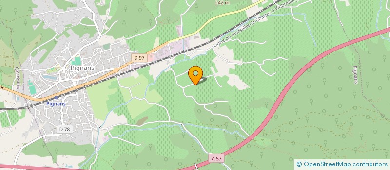 localisation de l'entreprise SYNDICAT EXPL AGRICOLES PAYS DES MAURES  PIGNANS