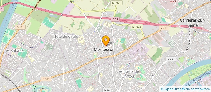 localisation de l'entreprise SYNDICAT EXPLOIT AGRICOLES MONTESSON ENV  MONTESSON