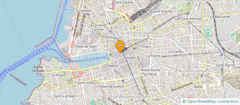 localisation de l'entreprise SYNDICAT FABRICANTS PEINTURE  MARSEILLE