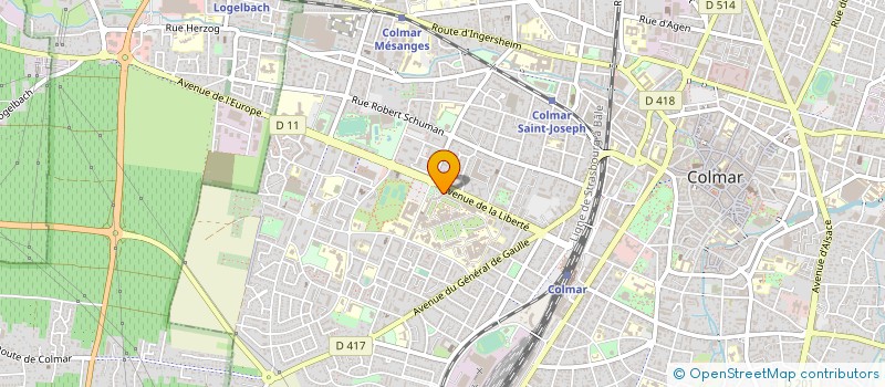 localisation de l'entreprise SYNDICAT FO AGENTS HOSPICES CIVILS  COLMAR