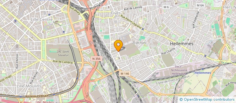 localisation de l'entreprise SYNDICAT FO COM POSTES NORD à LILLE